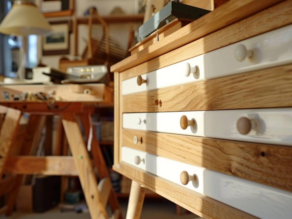 10 inspiracji na odnawianie drewnianych komód w stylu skandynawskim