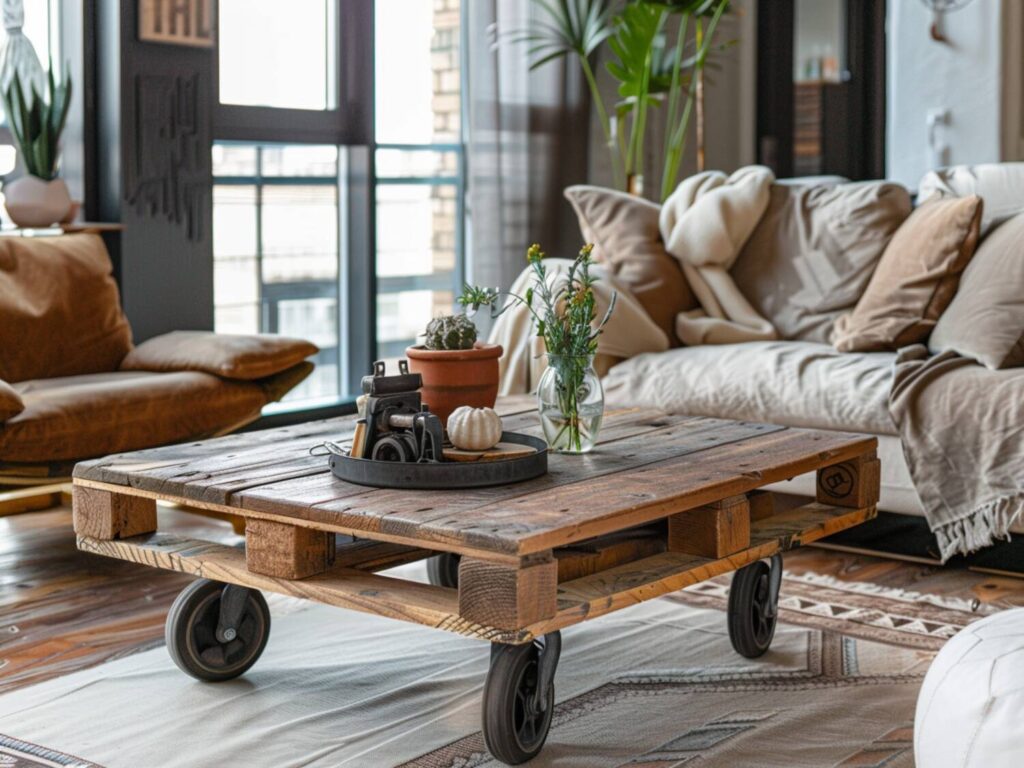 10 pomysłów na DIY z wykorzystaniem palet