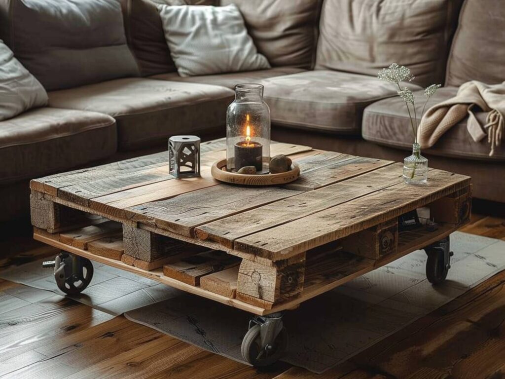 10 pomysłów na DIY z wykorzystaniem palet