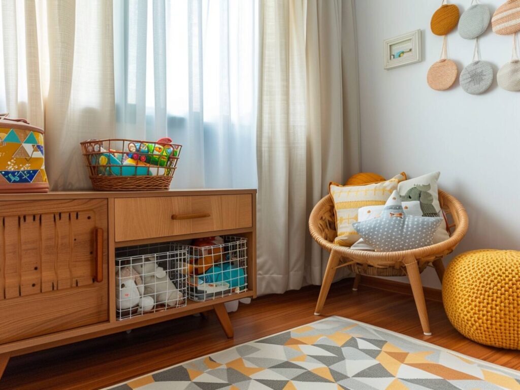ak urządzić przestrzeń dziecięcą w stylu retro