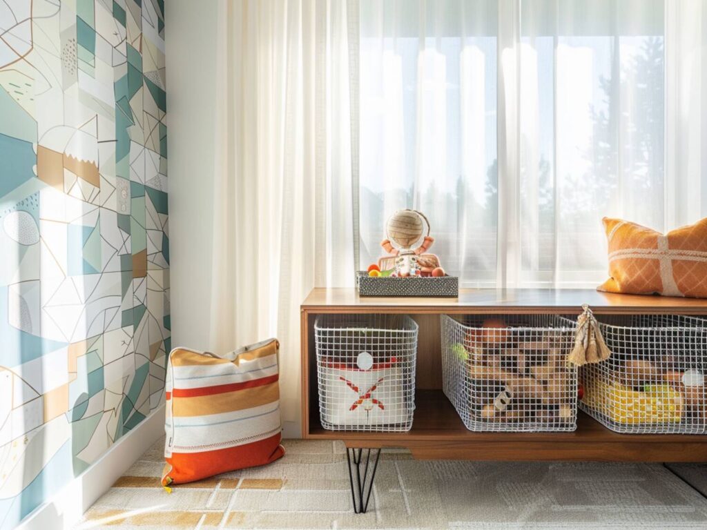 ak urządzić przestrzeń dziecięcą w stylu retro