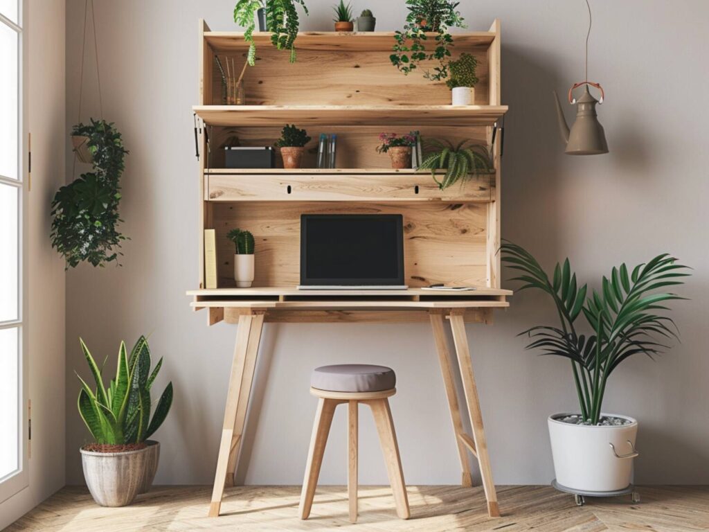 ak dopasować biurka z funkcją przechowywania do małych biur?