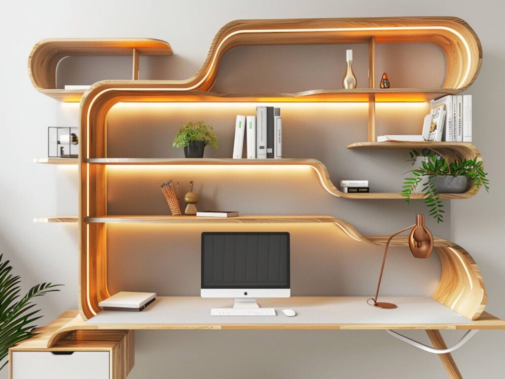 ak dopasować biurka z funkcją przechowywania do małych biur?