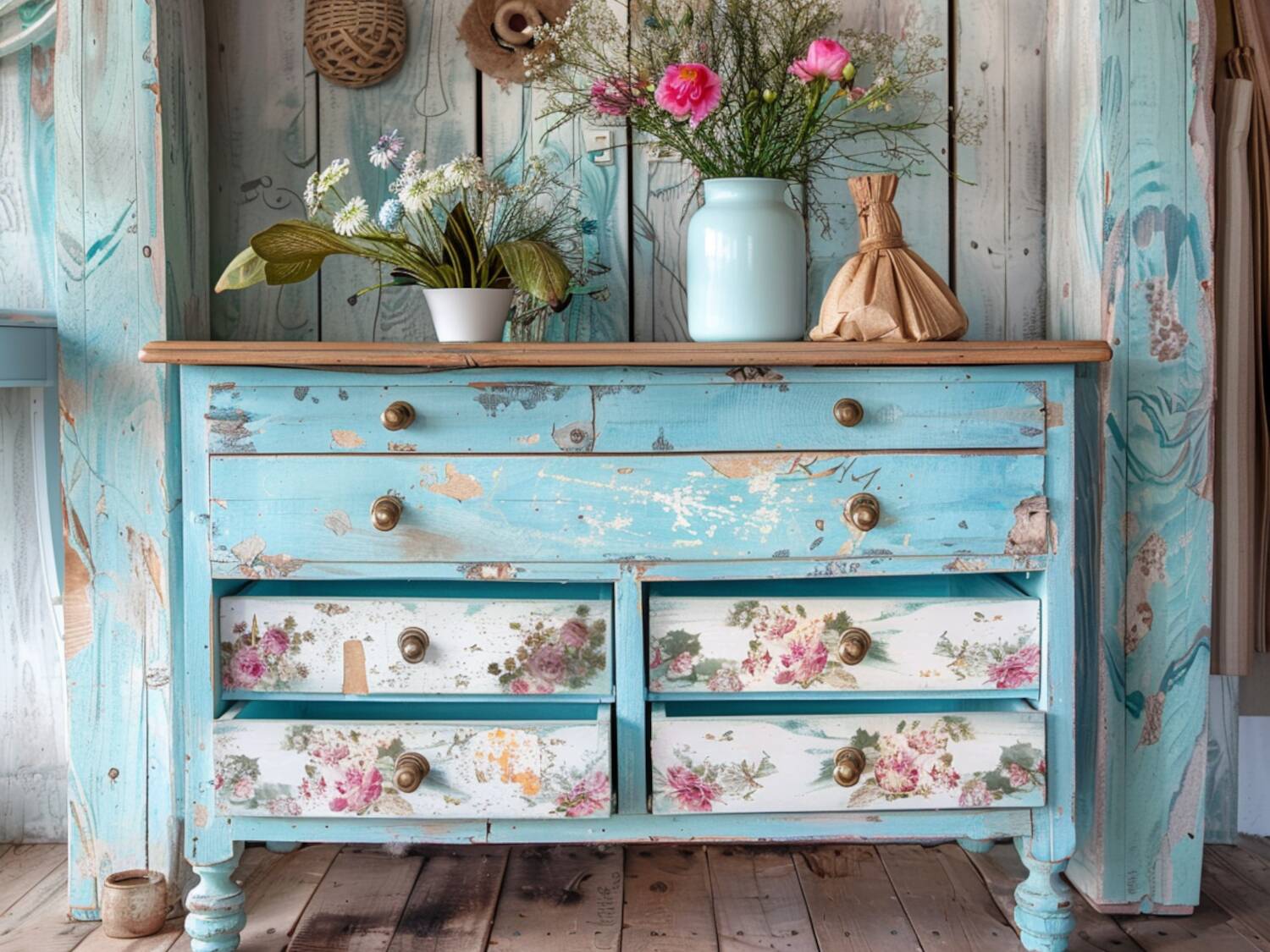 Jak odnowić starą komodę i nadać jej styl shabby chic