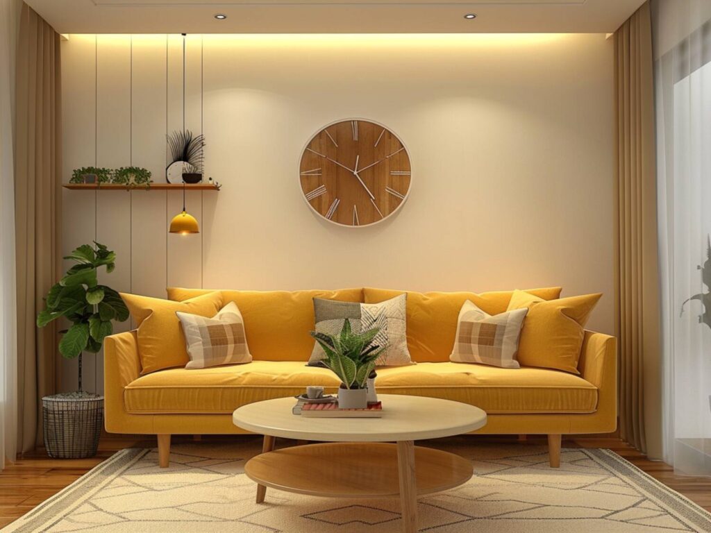 10 inspiracji na urządzenie salonu w mikroapartamencie z dodatkami vintage