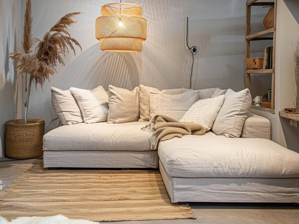 Jak urządzić funkcjonalny kącik wypoczynkowy z narożnikiem w salonie