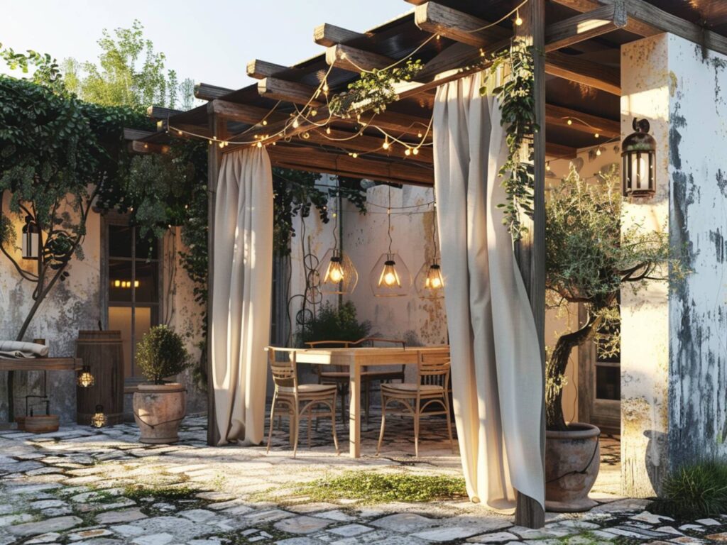 Jak urządzić taras w stylu prowansalskim z funkcjonalnym oświetleniem