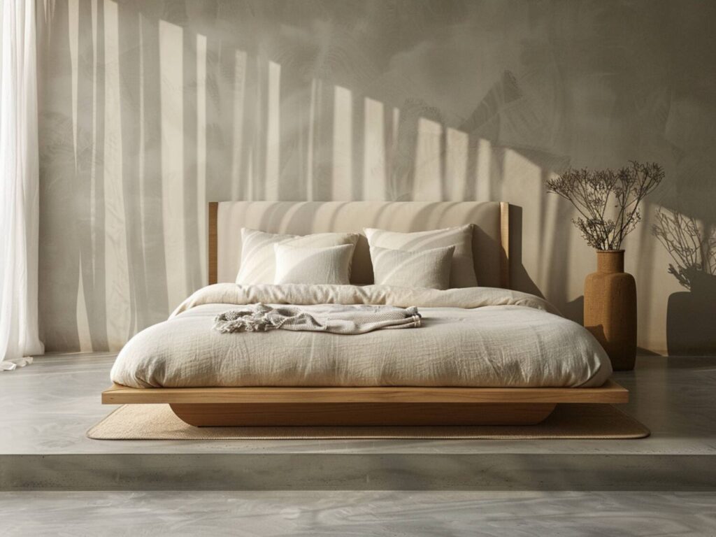 Najlepsze łóżka w stylu japandi na 2025 rok