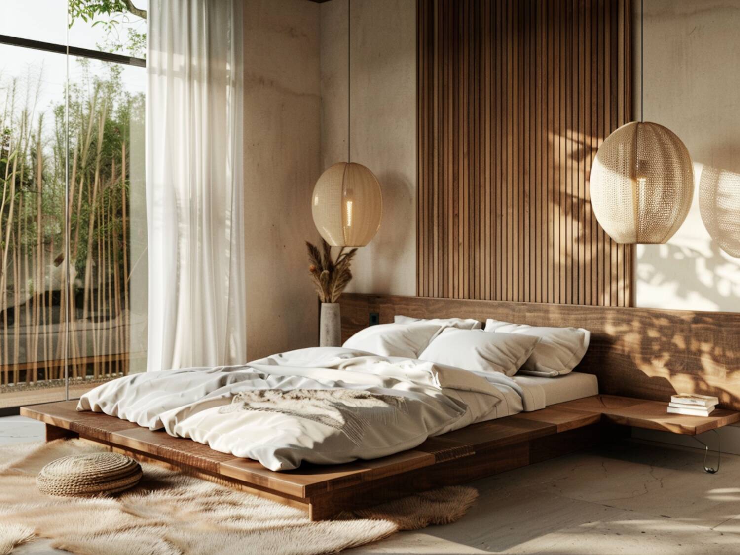 Najlepsze łóżka w stylu japandi na 2025 rok