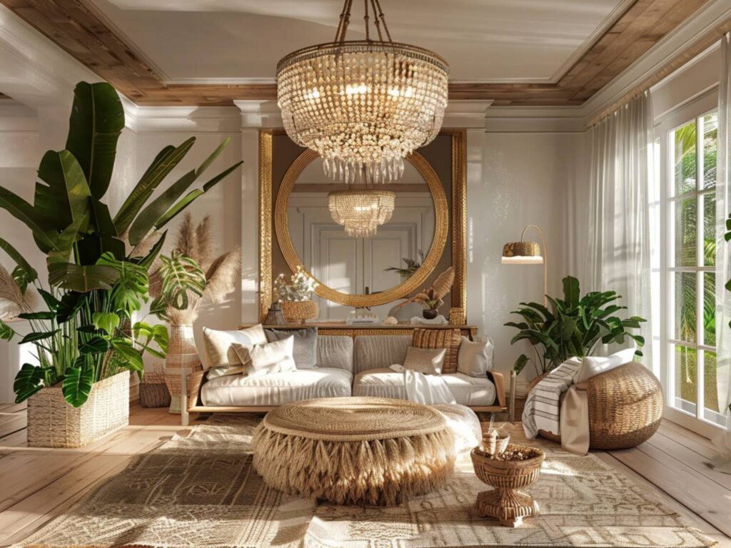  Jak dopasować meble glamour do wnętrz boho?