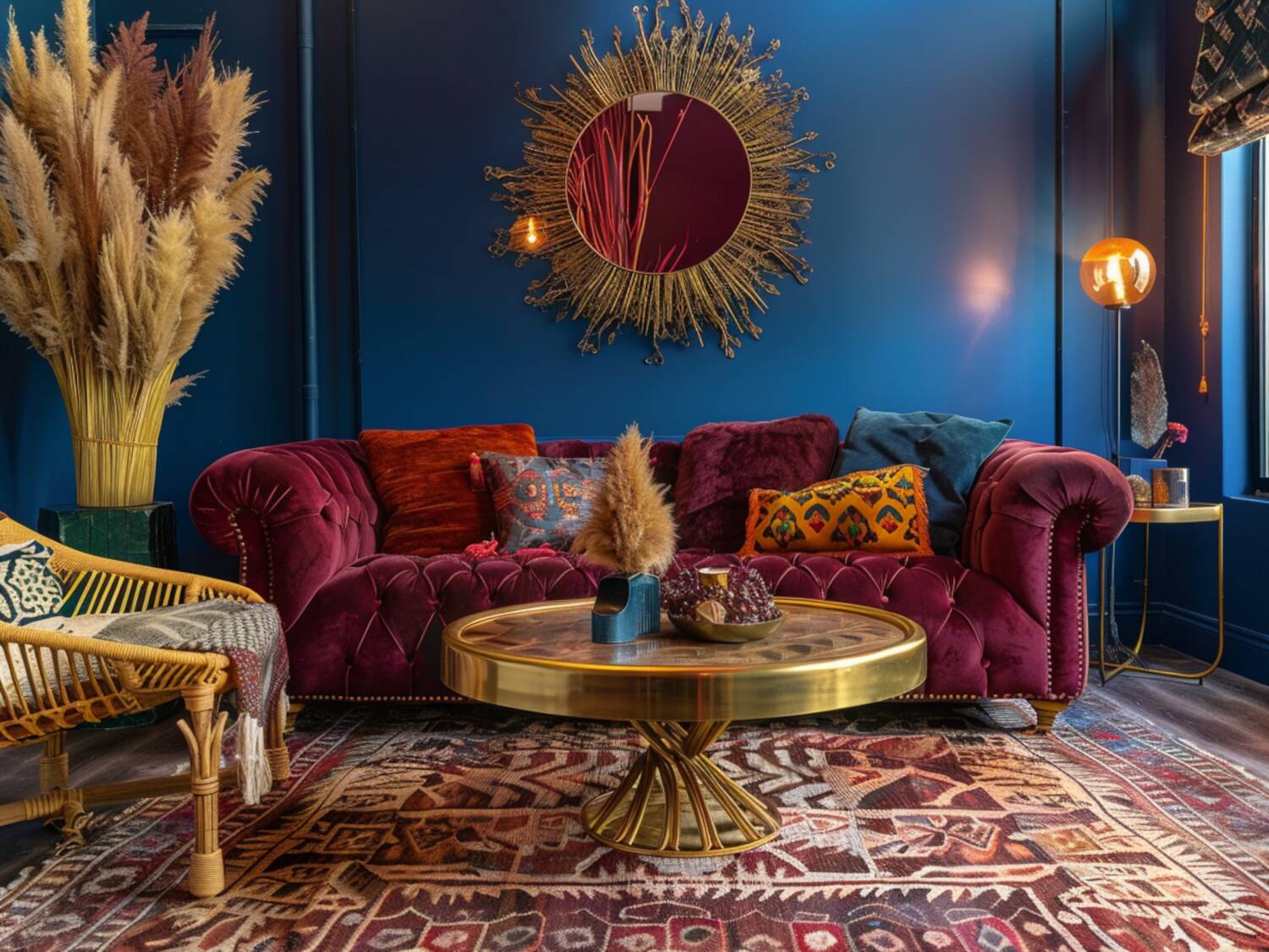 Jak dopasować meble glamour do wnętrz boho?