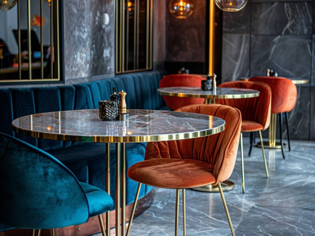 Jakie materiały najlepiej nadają się do mebli w przestrzeniach gastronomicznych