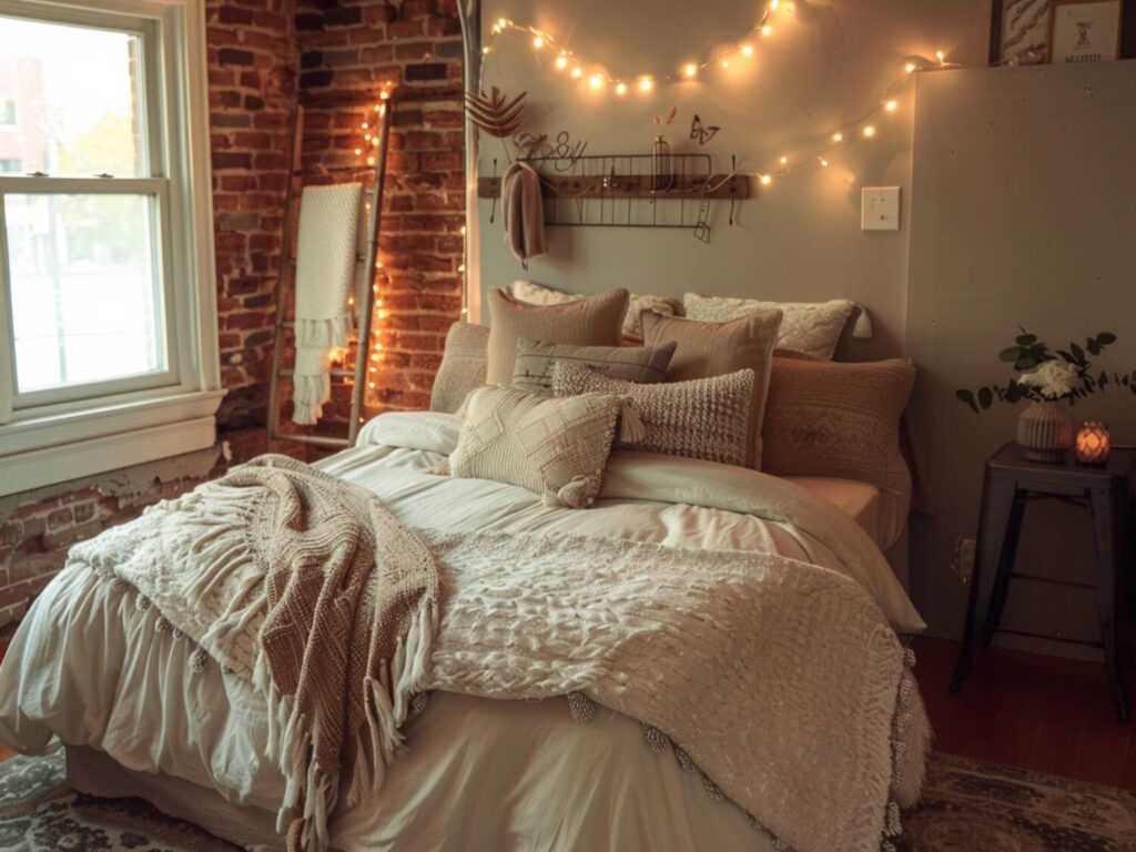 10 inspiracji na urządzenie sypialni z elementami DIY