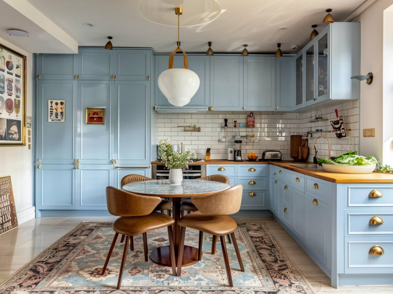 Jak urządzić kuchnię otwartą na salon w stylu vintage